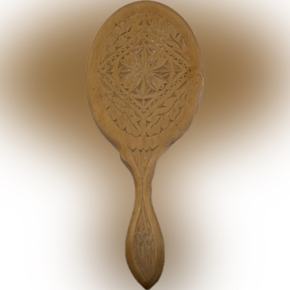 ✨Chip-Carve✨Heirloom✨Hand Mirror✨ - Picture 3 of 6